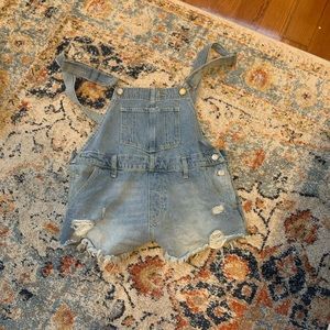 Free people overall shorts